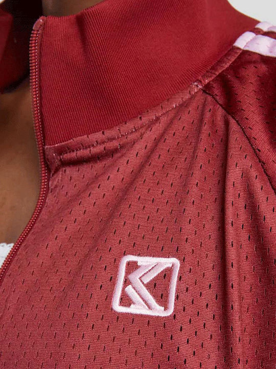 Women's Sweatshirt Jacket Red