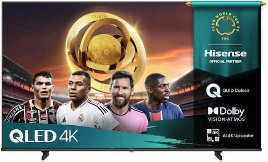 Hisense Smart Τηλεόραση 65" 4K UHD QLED E7Q HDR (2025) 65E7Q