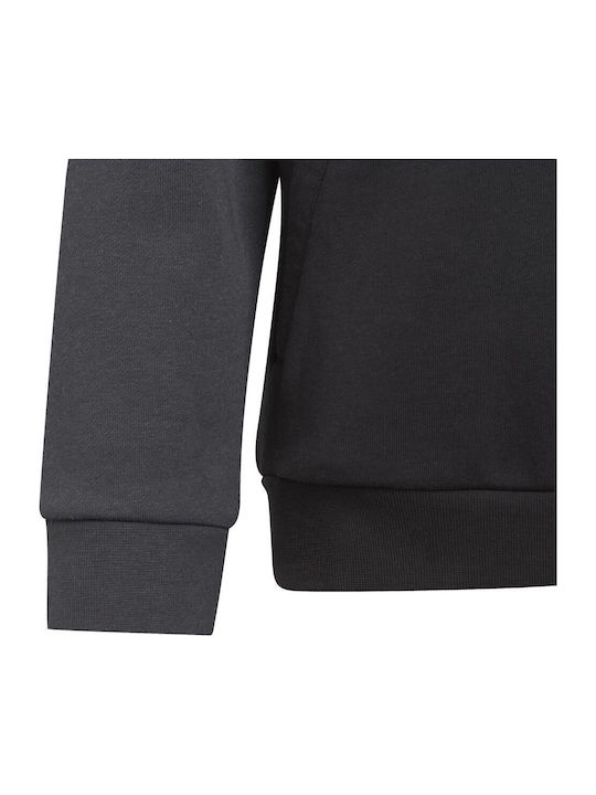 Kids Sweatshirt with Hood and Pockets Black Adicolor