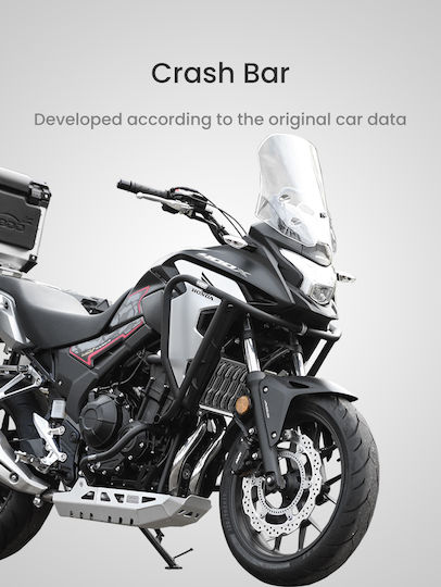 Honda Crash Bar Applicable To Honda CB400X/CB500X Please Note Color Black Silver