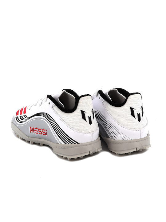F50 Messi League TF Kids Soccer Cleats And Shoes Turf White