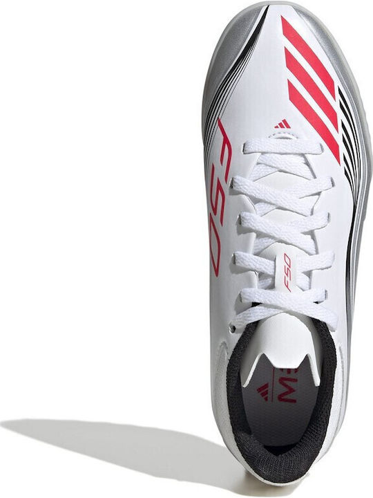 F50 Messi League TF Kids Soccer Cleats And Shoes Turf White