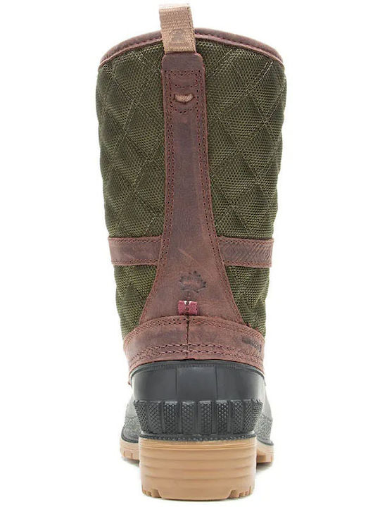 Damenstiefel Khaki