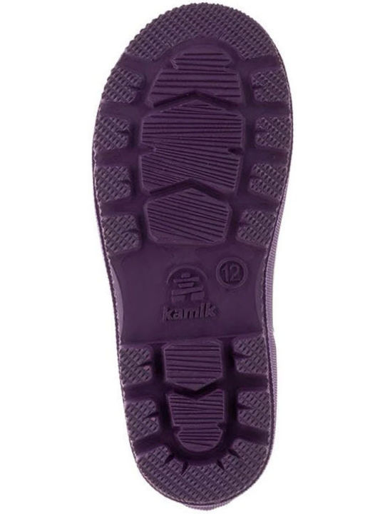 Cizme de cauciuc pentru copii Violet
