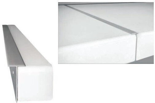 Countertop Connector T Aluminium Silver 640mm 242-609t64#alu