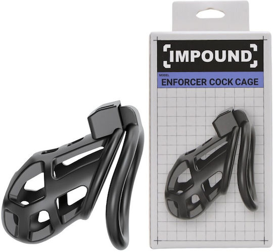 Loving Joy Enforcer Impound Penis Cage in Black Color