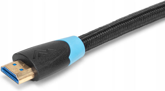Montis HDMI 2.0 Premium High Speed 4K 60Hz HDR Cable HDMI male - HDMI male 1m Μαύρο