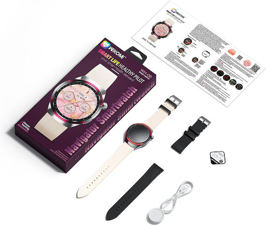 WK WH-06 Smartwatch with Heart Rate Monitor (Black)