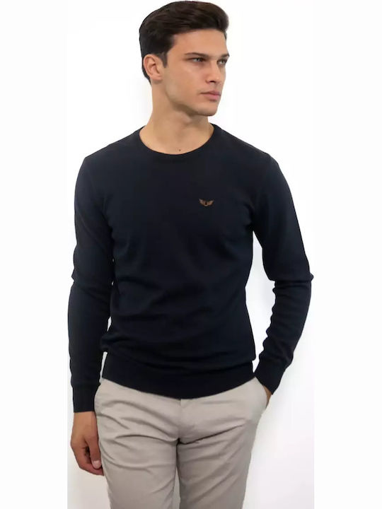 Cl01 Langarm-Pullover Navy.