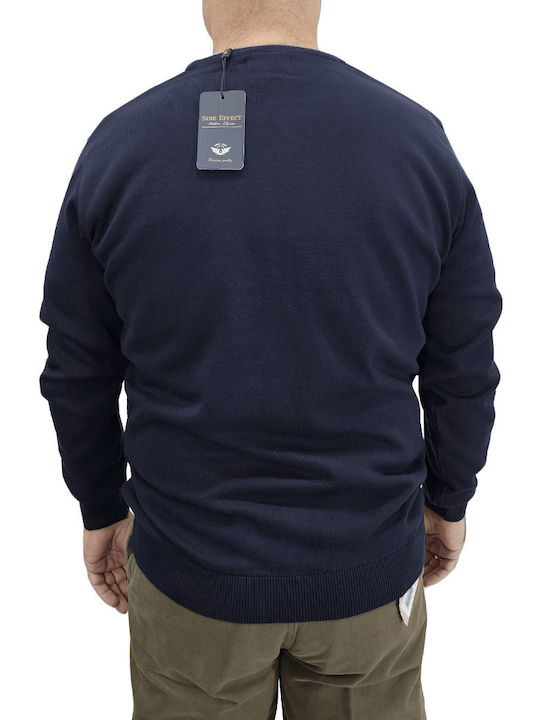 Cl01 Langarm-Pullover Navy.
