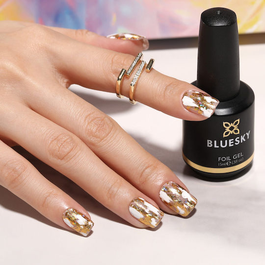 Bluesky Gel Νυχιών Foil Διάφανο 15ml