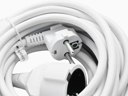 Lamtech Extension Cable Cord 5m White
