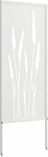 Vidaxl Garden Privacy Screen Floral White 50 x 140 cm