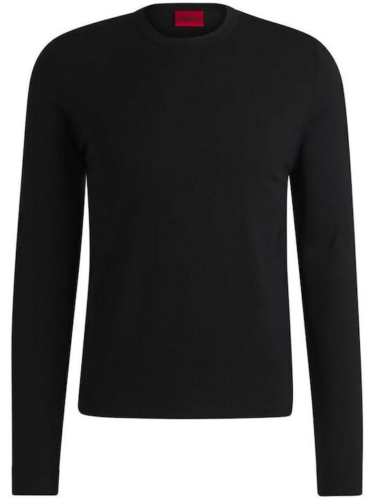 Regular-fit Herrenblusen Langarm Schwarz