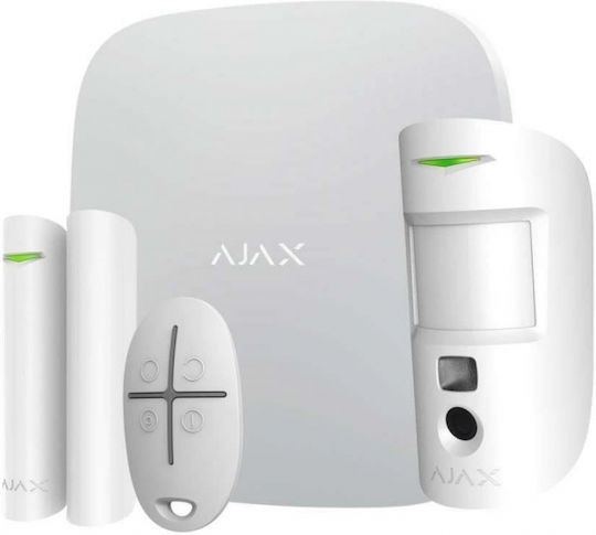 Ajax Systems Starterkit Αυτόνομο Ασύρματο Σύστημα Συναγερμού με Κέντρο (GSM)