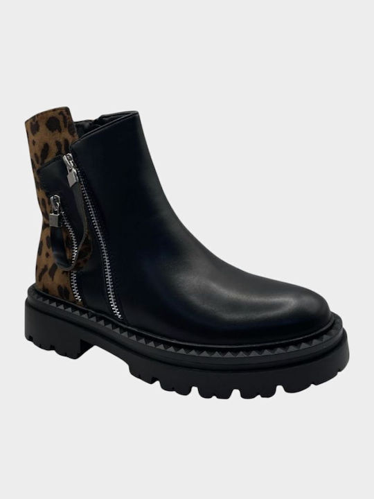 Damen Stiefeletten Schwarz