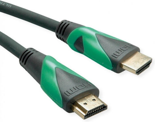 Roline Cable HDMI male - HDMI male 3m Green