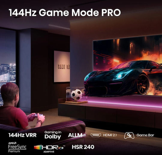 Hisense Smart Television 50" 4K UHD QLED E7Q Pro HDR (2025)