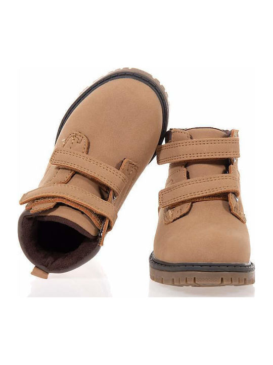 Jax Plus Mini Kinderstiefeletten mit Klettverschluss Gelb
