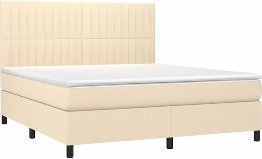 Bett Übergröße Mit Stoff bezogen Blue mit Latten & Matratze 160x200cm