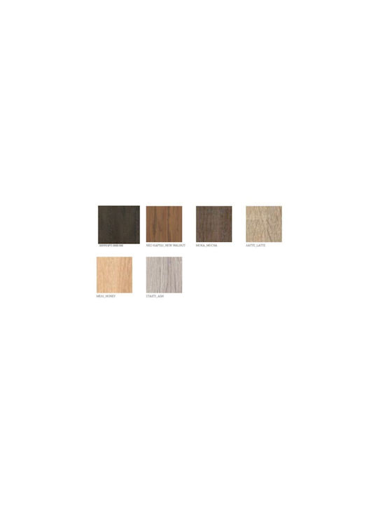 Măsuță Centrală Rectangulară No 6 Din Lemn cu Mecanism de Ridicare Nuc 120x75x40cm