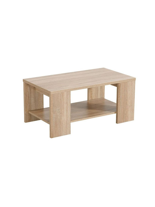 Rectangular Central Coffee Table Union Wooden Sonoma Oak W90.5xD50.5xH41.5cm
