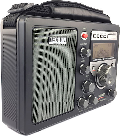Tecsun S-8800 Φορητό Ραδιόφωνο Μπαταρίας με USB Μαύρο