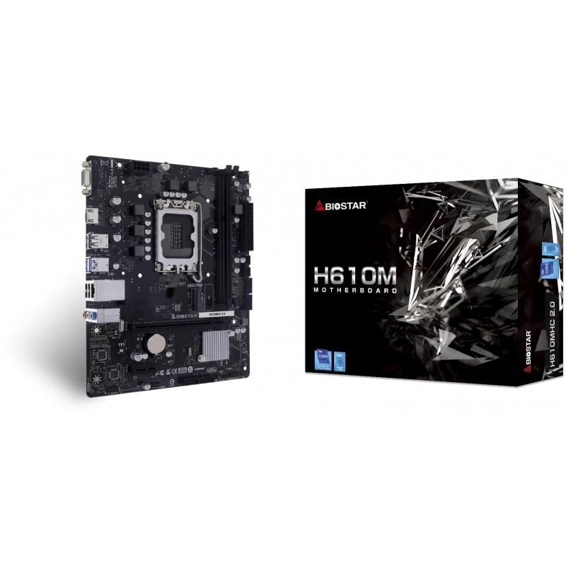 Biostar Motherboard ATX με Intel 1700 Socket (H610MHC 2.0)