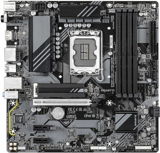 Gigabyte B760M DS3H WIFI6E GEN5 rev. 1.x Motherboard Micro ATX with Intel 1700 Socket