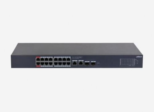 Dahua Managed PoE++ Switch with 20 Ethernet Ports and 2 SFP Ports