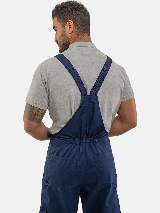 Axon Work Coveralls Full Body Cotton Navy Blue