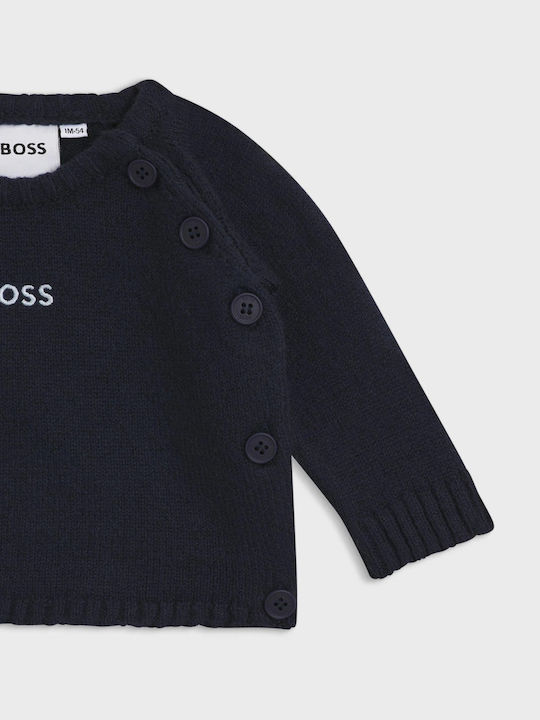 Kids' Set with Pants Winter 2pcs Navy Blue