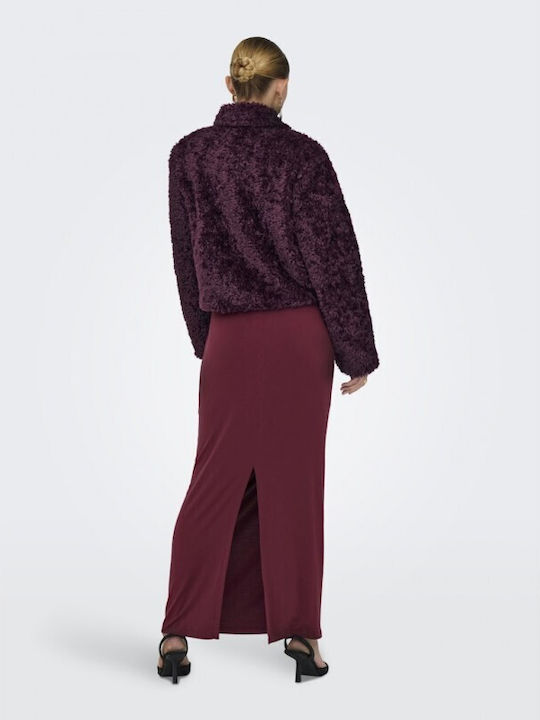 Short Women's Fur Purple