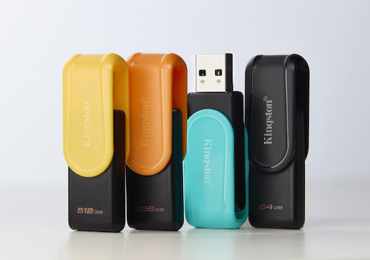 Kingston Datatraveler Exodia S 256GB USB 3.2 Стик Черен