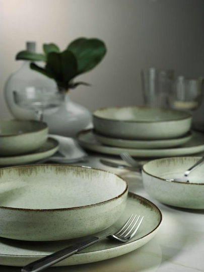 Kutahya Porselen Green Porcelain Dinnerware Set 54pcs