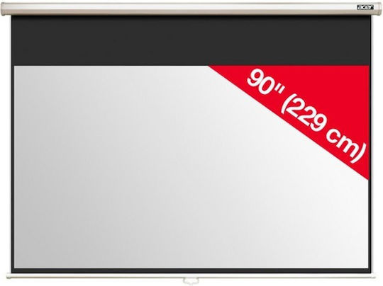 Acer Wand-Bildschirmprojektor M90-W01MG mit Bildlogo 16:9 195.58x109.22cm / 90"