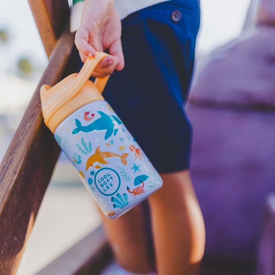 Cool Bottles Kids Water Bottle Stainless Steel Kiddies 350ml