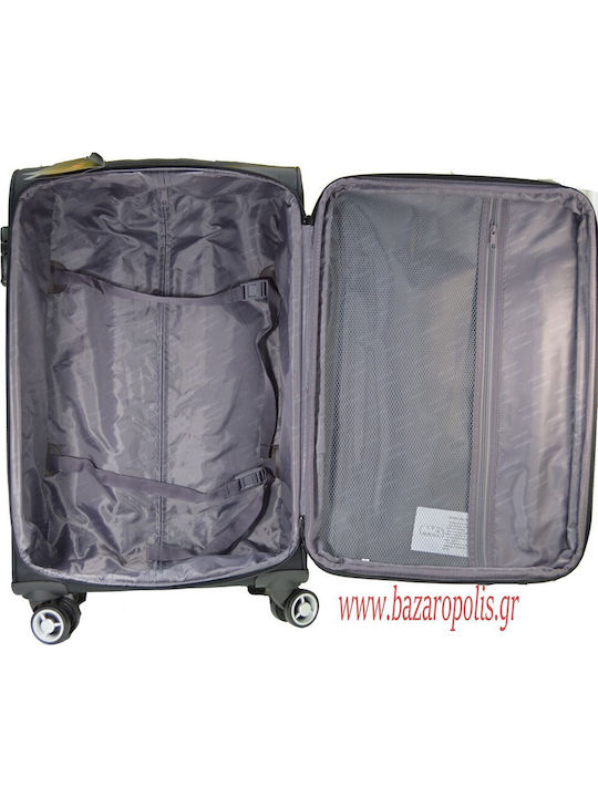 Forecast Cabin Fabric Red Suitcase With 4 Wheels Height 55cm