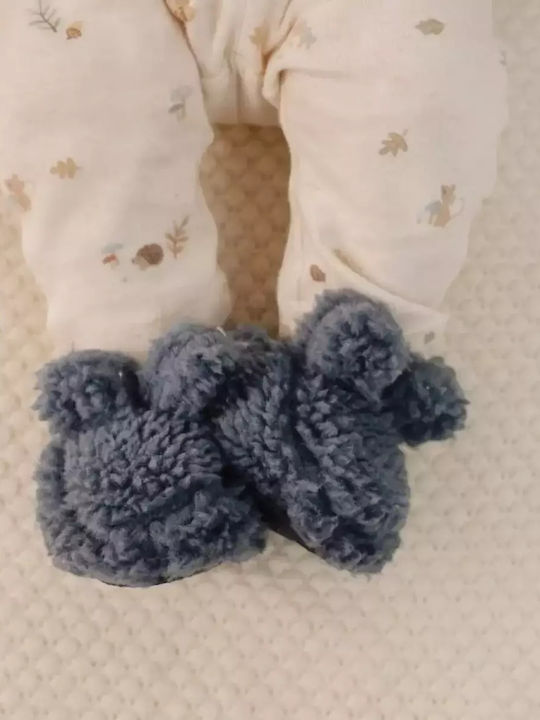 Little Dutch Βρεφικά Μποτάκια Αγκαλιάς Γκρι Teddy