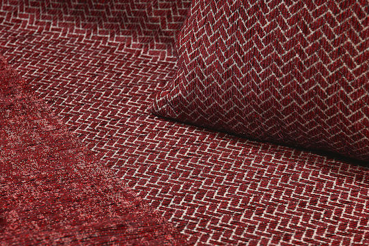 Beauty Home Zweisitzer-Sofa Überwurf Chenille 170x240cm Rote 8639DITH Beauty Home Zweisitzer-Sofa Überwurf Chenille 170x240cm Rote 8639DITH
