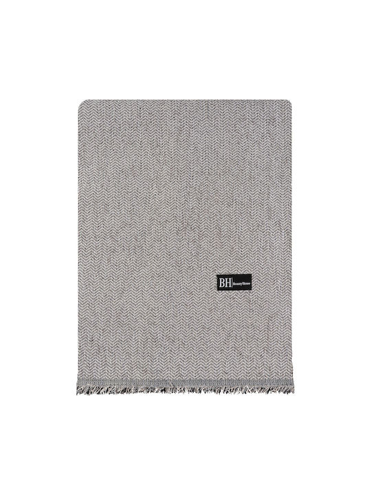 Beauty Home Ριχτάρι Διθέσιου Καναπέ Chenille 170x240εκ. Γκρι