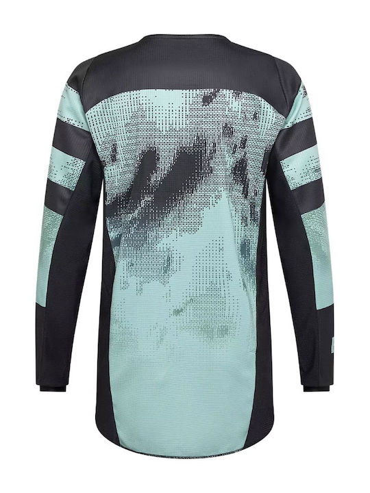 Fox Pentru bărbați Tricou Motocross Mânecă lungă Turcoaz Culoare