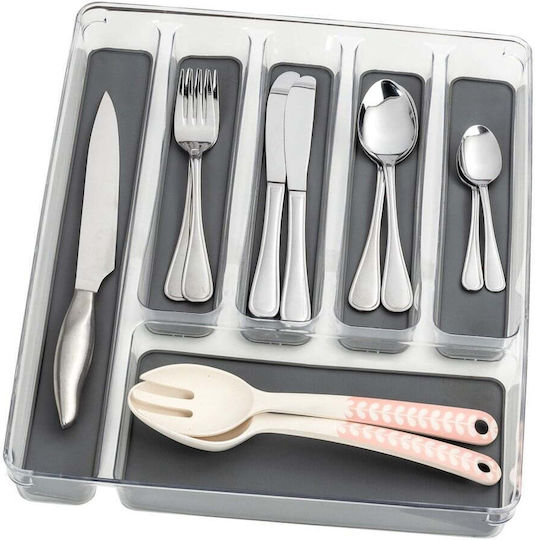 Wenko Tăvi Pentru Tacâmuri De Sertar Din Plastic 40x32x4.5cm Gri