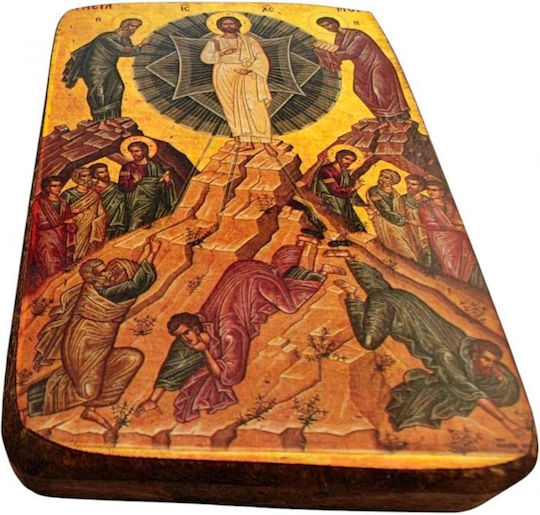 Taufgeschenk mit Kirchlichem Bild aus Holz 1cm