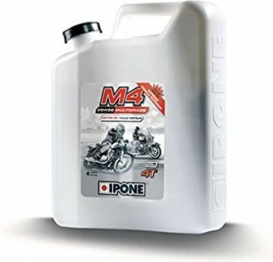 Ipone M4 Scoot 20W-50 Λάδι Μοτοσυκλέτας για Τετράχρονους Κινητήρες 4lt