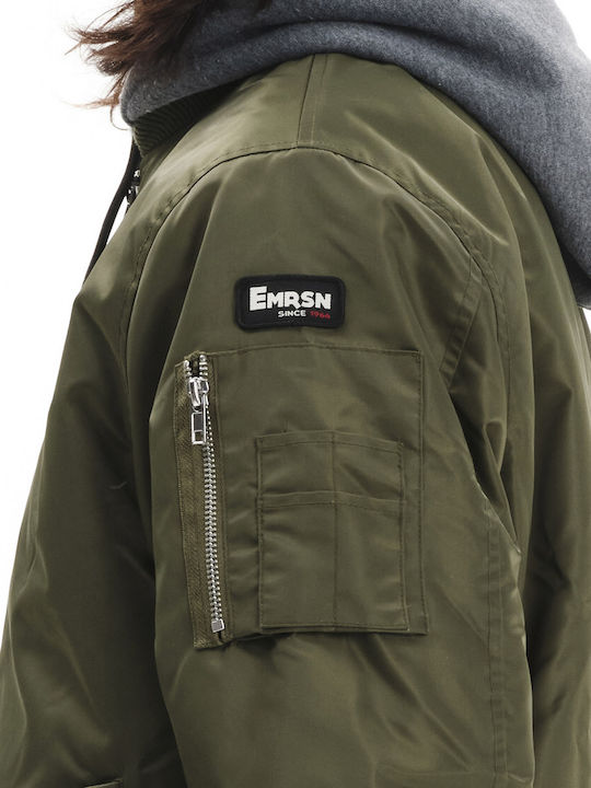 Winter Jacke Bomber Grün