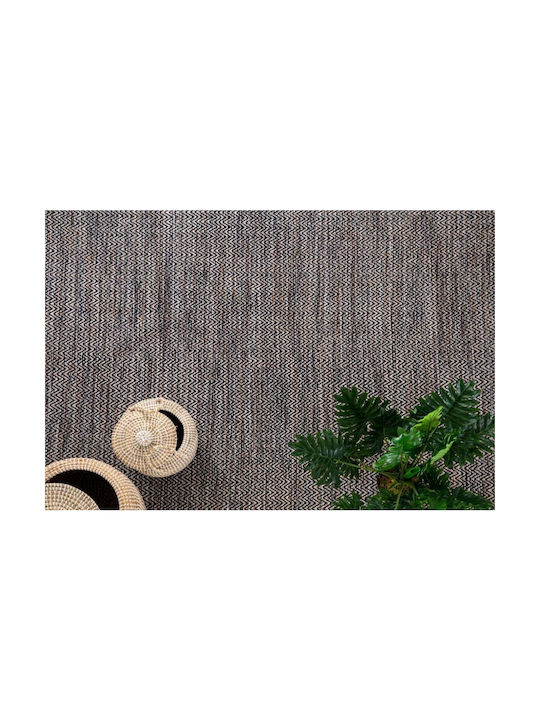 Royal Carpet Χειροποίητο Χαλί Ορθογώνιο Βαμβακερό Black 160x230cm