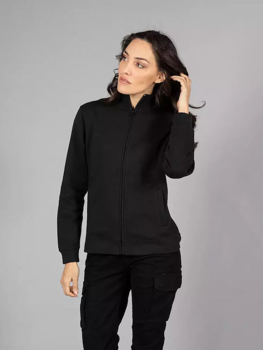 JRC Unisex Διαφημιστική Ζακέτα Μακρυμάνικη Black