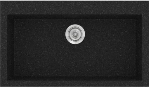 Sanitec Classic 03-02-00 Drop-In Chiuvetă din Granit Sintetic L79xW50cm Alb