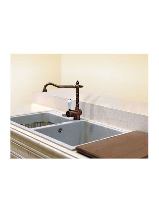Macart Lexus N-200 Drop-In Sink Right Synthetic Granite W86xD50cm Brasil